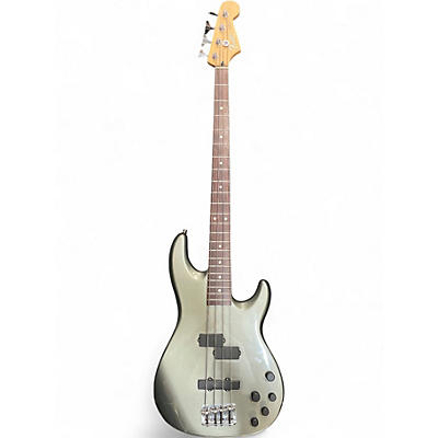 Used Fender ZONE Silver Electric Bass Guitar
