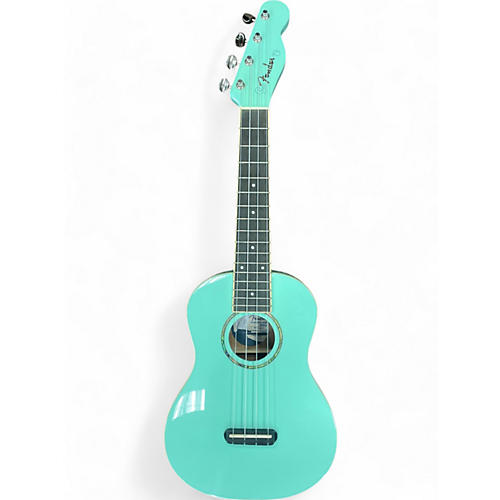 Used Fender ZUMA Mint Green Ukulele Mint Green