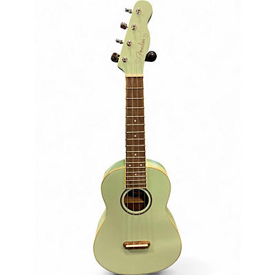 Used Fender Zuma Ukulele Surf Green Ukulele