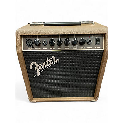 Used Fender acoustasonic 15 Guitar Combo Amp