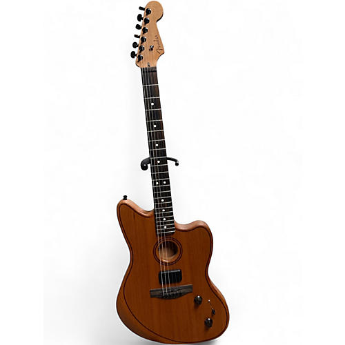 Used Fender acoustasonic Natural Acoustic Electric Guitar Natural