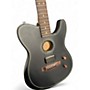 Used Fender acoustasonic standard telecaster Black Acoustic Electric Guitar Black
