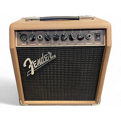 Used Fender acousticsonic 15 Acoustic Guitar Combo Amp