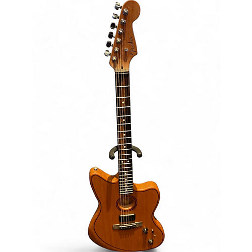 Fender Used Fender american acoustisonic jazzmaster Mahogany Hollow Body Electric Guitar Mahogany