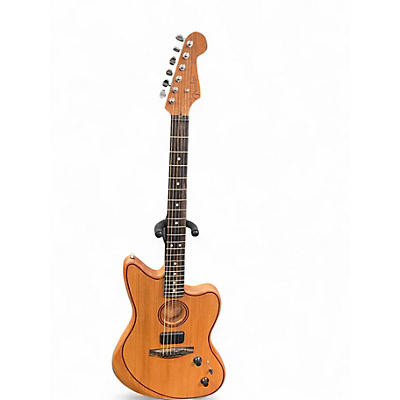 Used Fender american acoustsonic jazzmaster mahagony Acoustic Electric Guitar