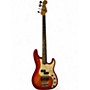 Used Fender american deluxe precision bass Candy Red Burst Electric Bass Guitar Candy Red Burst