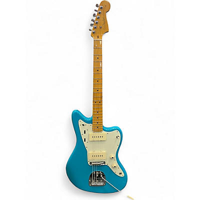 Used Fender american professional II Jazzmaster miami blue Solid Body Electric Guitar