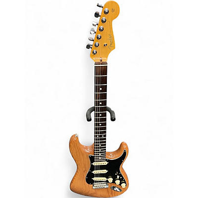 Used Fender american professional stratocaster pine Vintage Natural Solid Body Electric Guitar