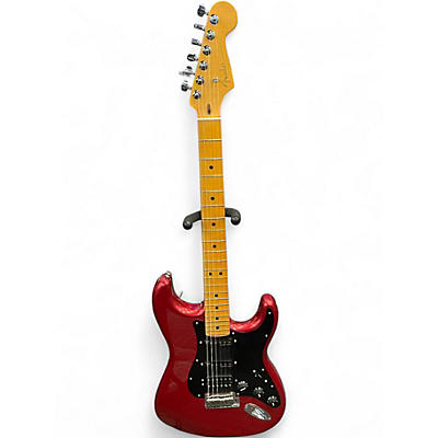 Used Fender american ultra II stratocaster HSS sinister red Solid Body Electric Guitar