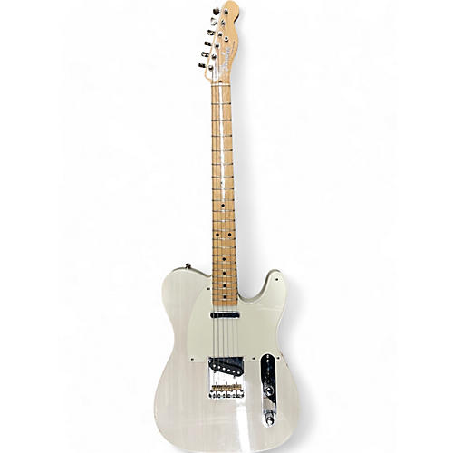 Fender Used Fender american vintage 1955 thin skin telecaster White Blonde Solid Body Electric Guitar White Blonde