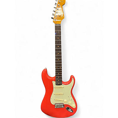 Used Fender american vintage 2 stratocaster Fiesta Red Solid Body Electric Guitar