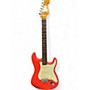 Used Fender american vintage 2 stratocaster Fiesta Red Solid Body Electric Guitar Fiesta Red