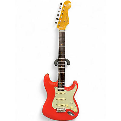Used Fender american vintage II STRATOCASTER Fiesta Red Solid Body Electric Guitar