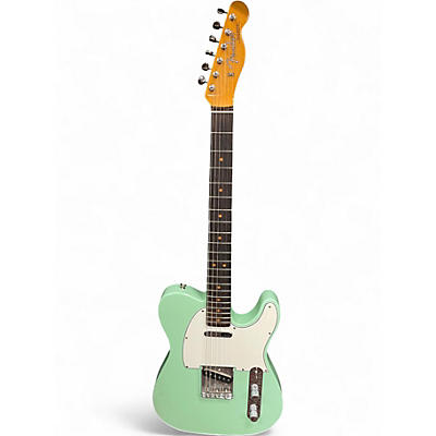 Used Fender american vintage ii 1963 telecaster Surf Green Solid Body Electric Guitar