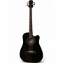 Used Fender bg29 Black Acoustic Bass Guitar Black