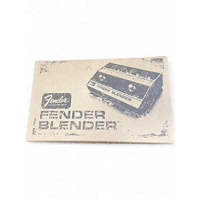 Used Fender blender Effect Pedal