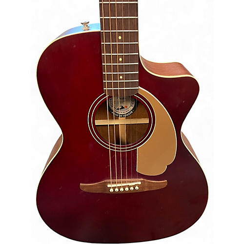 Used Fender california redondo Walnut Acoustic Electric Guitar Walnut