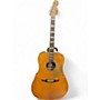 Used Fender california vintage king Natural Acoustic Electric Guitar Natural