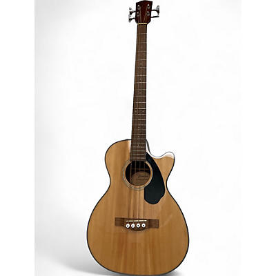 Used Fender cb60sce natural Acoustic Bass Guitar