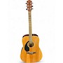Used Fender cd 60 lh Natural Acoustic Guitar Natural