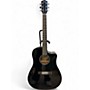 Used Fender cd 60sce Black Acoustic Guitar Black