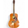 Used Fender cd140S Natural Acoustic Guitar Natural
