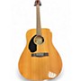 Used Fender cd60s lh Natural Acoustic Guitar Natural