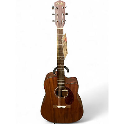 Used Fender cd60sce Mahogany Acoustic Electric Guitar