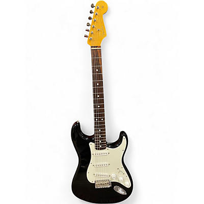 Used Fender classic series 60's stratocaster Black and White Solid Body Electric Guitar
