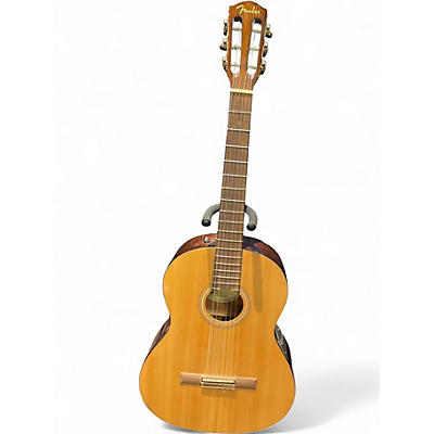 Used Fender cn-60s Natural Classical Acoustic Guitar
