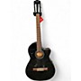 Used Fender cn140sce Black Classical Acoustic Electric Guitar Black