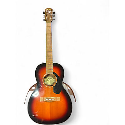 Used Fender cp60s 2 Color Sunburst Acoustic Guitar