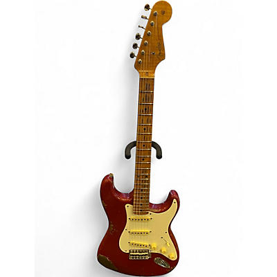 Used Fender custom shop 1956 heavy relic cimmaron red Solid Body Electric Guitar