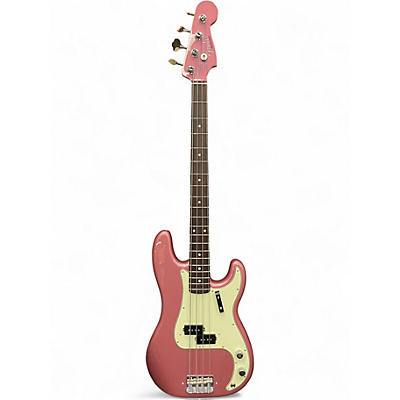 Used Fender custom shop 1963 p bass nos Burgundy Mist Electric Bass Guitar