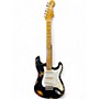 Used Fender custom shop 50's Stratocaster Relic Black/2-tone sunburst undercoat Solid Body Electric Guitar Black/2-tone sunburst undercoat
