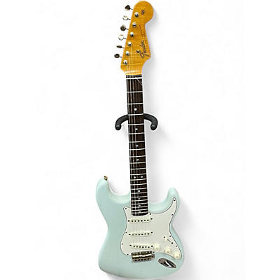 Used Fender custom shop 64 strat heavy relic ultra faded sonic blue Solid Body Electric Guitar