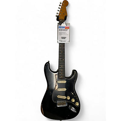Used Fender custom shop Ltd Relic Dual-Mag Strat Black Solid Body Electric Guitar