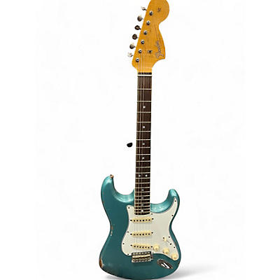 Fender Used Fender custom show 67 stratocaster relic aged firemist silver Solid Body Electric Guitar