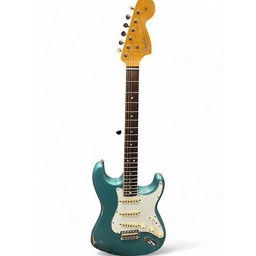 Fender Used Fender custom show 67 stratocaster relic aged firemist silver Solid Body Electric Guitar aged firemist silver