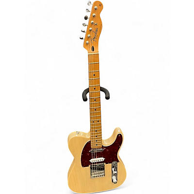 Used Fender delux nashville telecaster Ash White Solid Body Electric Guitar