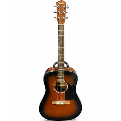 Used Fender dg-60 sb 2 Color Sunburst Acoustic Guitar