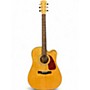 Used Fender dg22ce nat Natural Acoustic Electric Guitar Natural