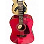 Used Fender dg22s Red Acoustic Guitar Red