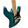 Used Fender elite strat qmt teal Solid Body Electric Guitar teal