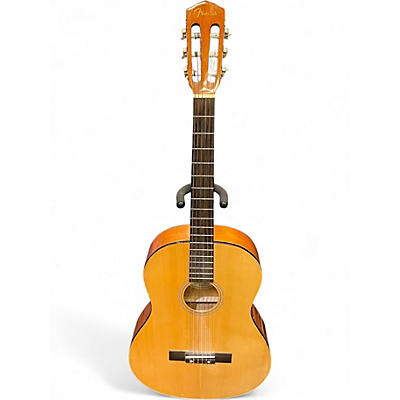 Used Fender esc105 Natural Classical Acoustic Guitar
