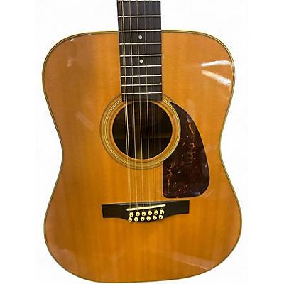 Used Fender f33012 Natural 12 String Acoustic Guitar
