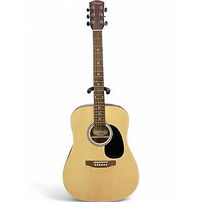 Used Fender fa-25n Natural Acoustic Guitar