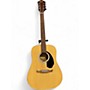 Used Fender fa125 Natural Acoustic Guitar Natural
