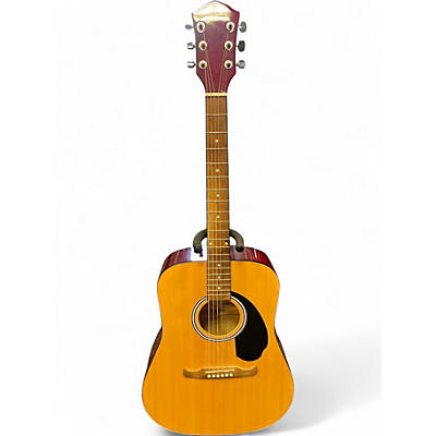 Used Fender fa125 Natural Acoustic Guitar
