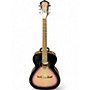 Used Fender fa235e Purple Acoustic Electric Guitar Purple
